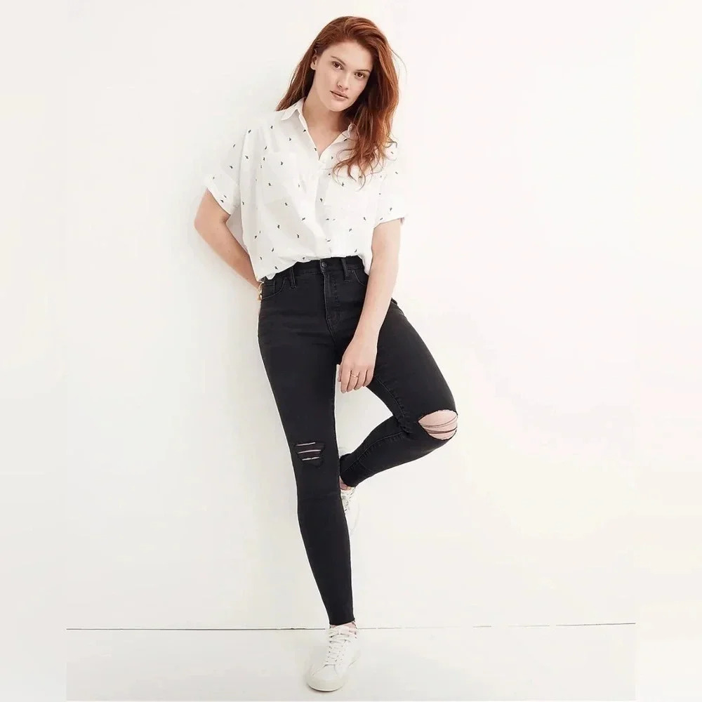Madewell 9” high rise skinny jeans Size 26